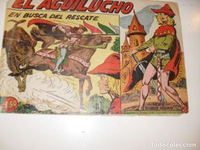 Giornalini: el aguilucho 27.(de 68).edicionesmaga,año 1959.dibuja m gago.original apaisado.